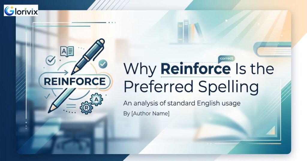 Why Reinforce Is the Preferred Spelling