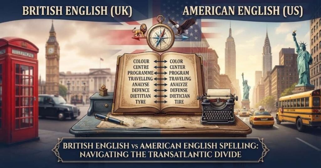 British English vs American English Spelling