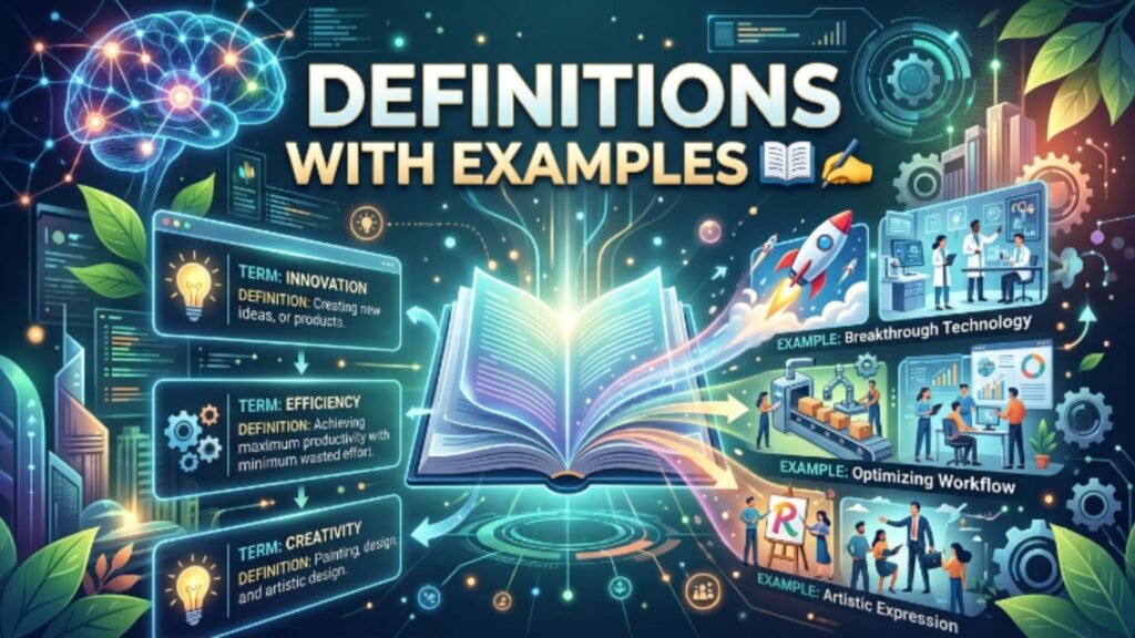 Definitions with Examples 📖✍️