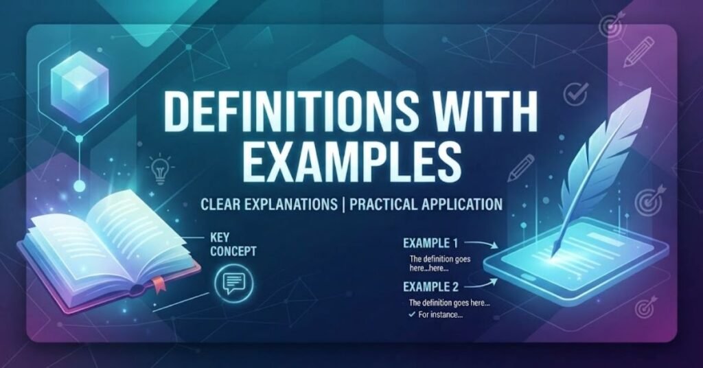 Definitions with Examples 📖✍️