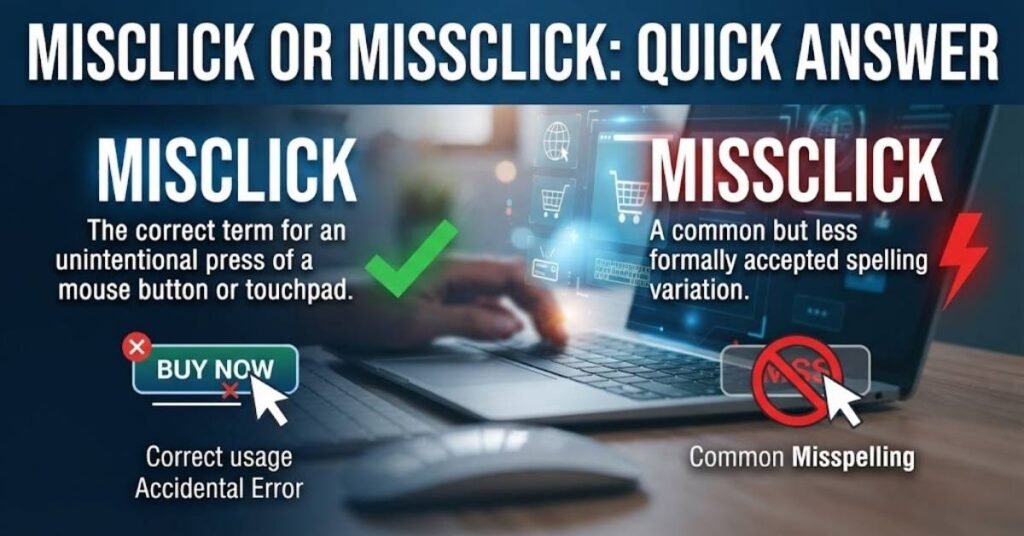 Misclick or Missclick: Quick Answer ✅⚡