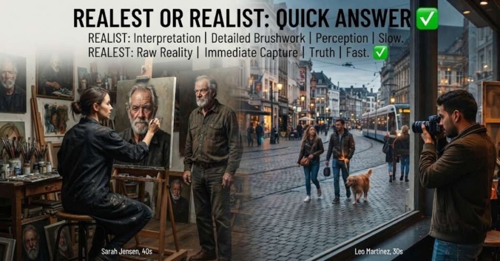 Realest or Realist: Quick Answer ✅