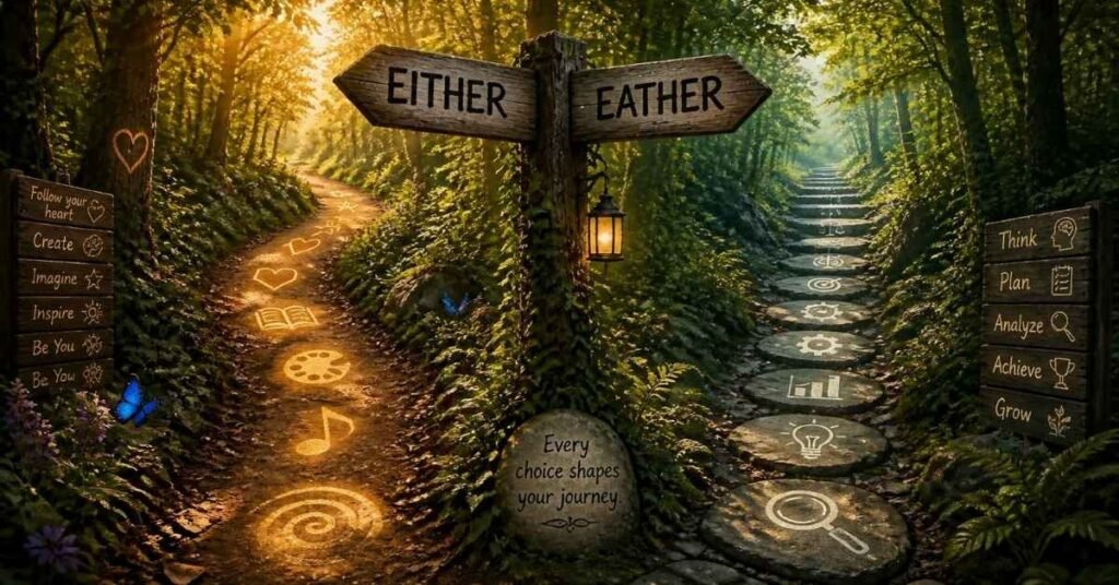 The Origin of Either or Eather