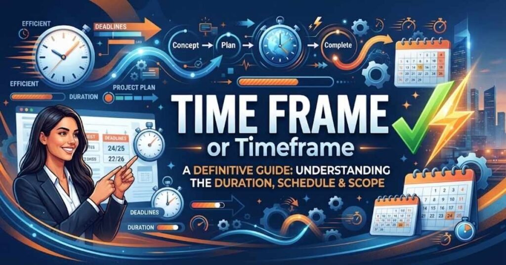Timeframe or Time Frame: Quick Answer ✅⚡