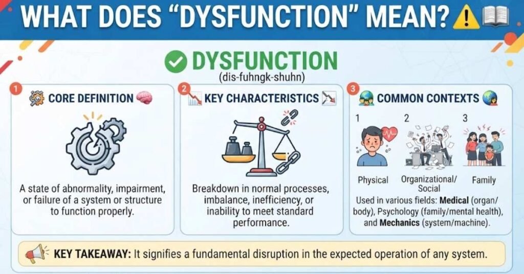 What Does "Dysfunction" Mean? ⚠️📖
