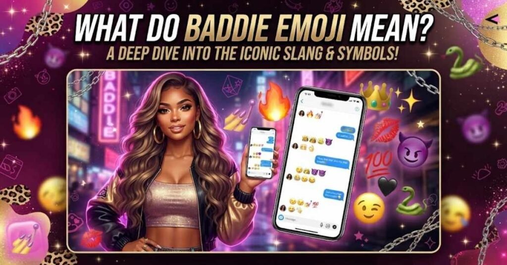 What do baddie emoji mean?