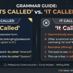 Its Called vs It Called: Which One Is Actually Correct?