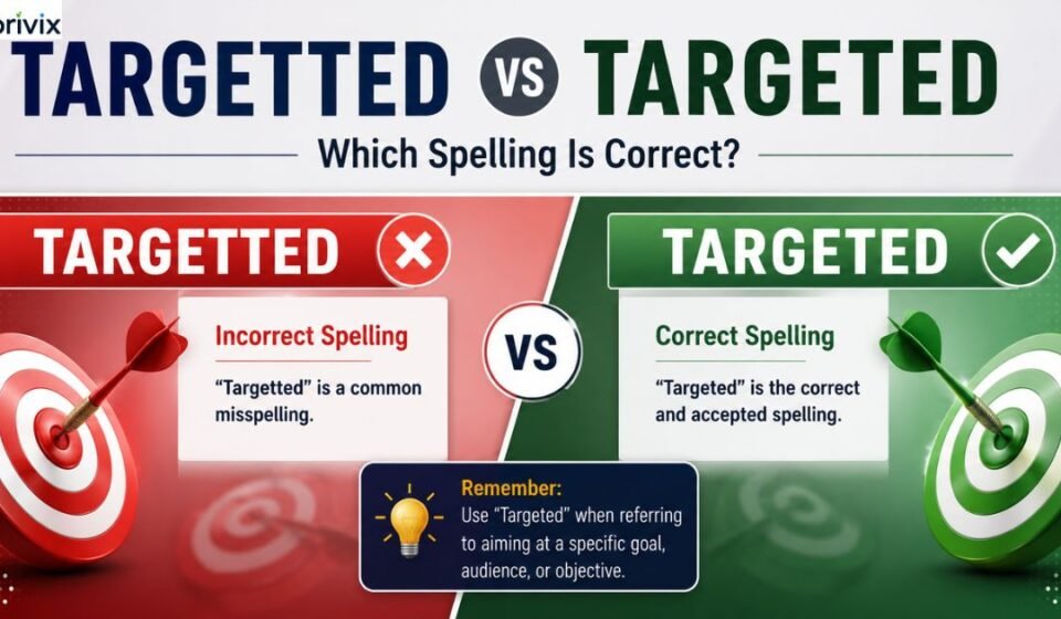 Targetted vs Targeted: Which Spelling Is Actually Correct?