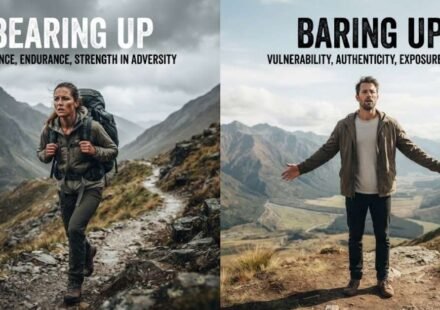 bearing up or baring up