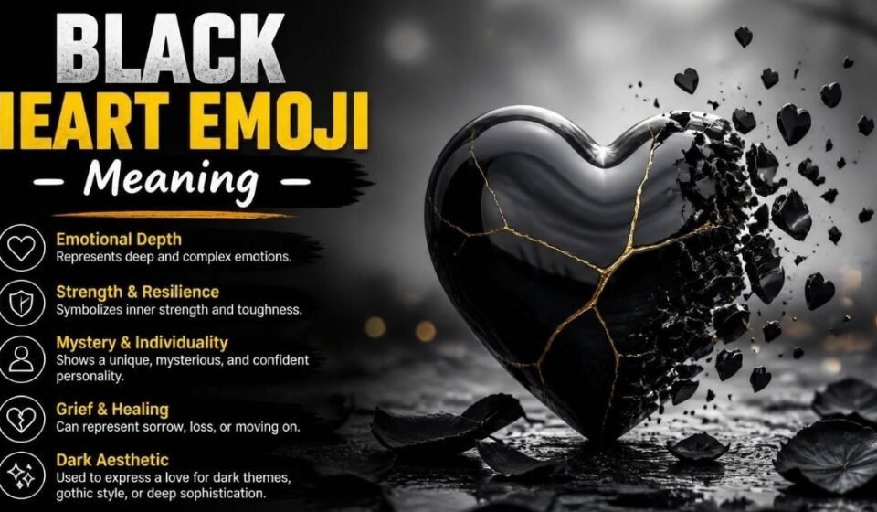 black heart emoji meaning