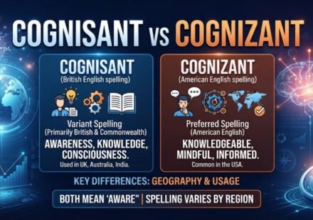 cognisant vs cognizant