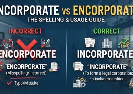 encorporate vs incorporate