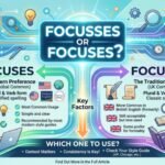 focusses or focuses