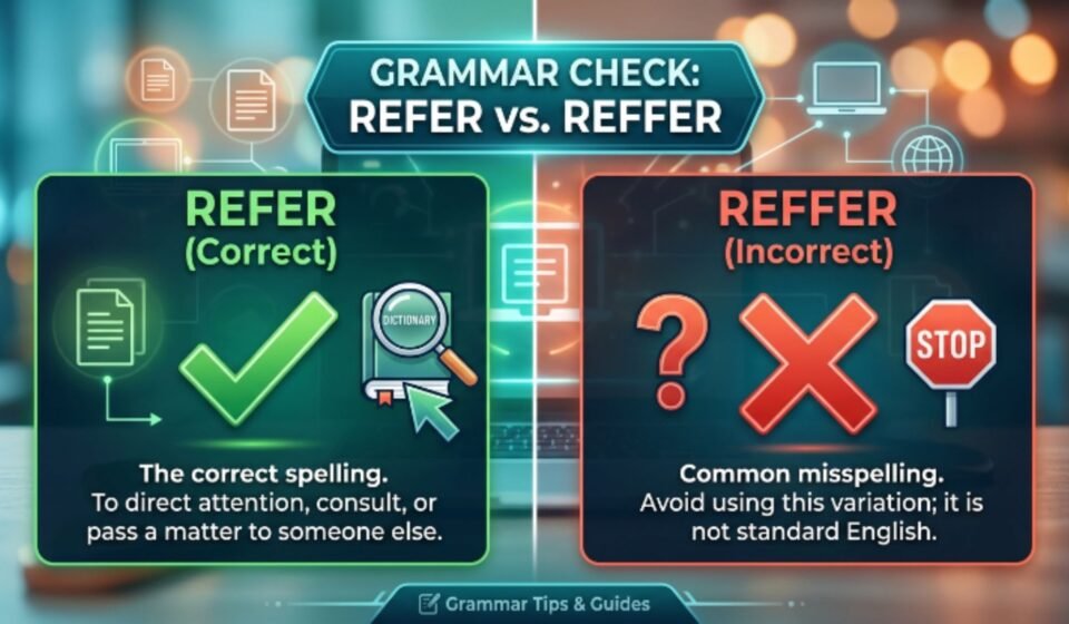 refer or reffer
