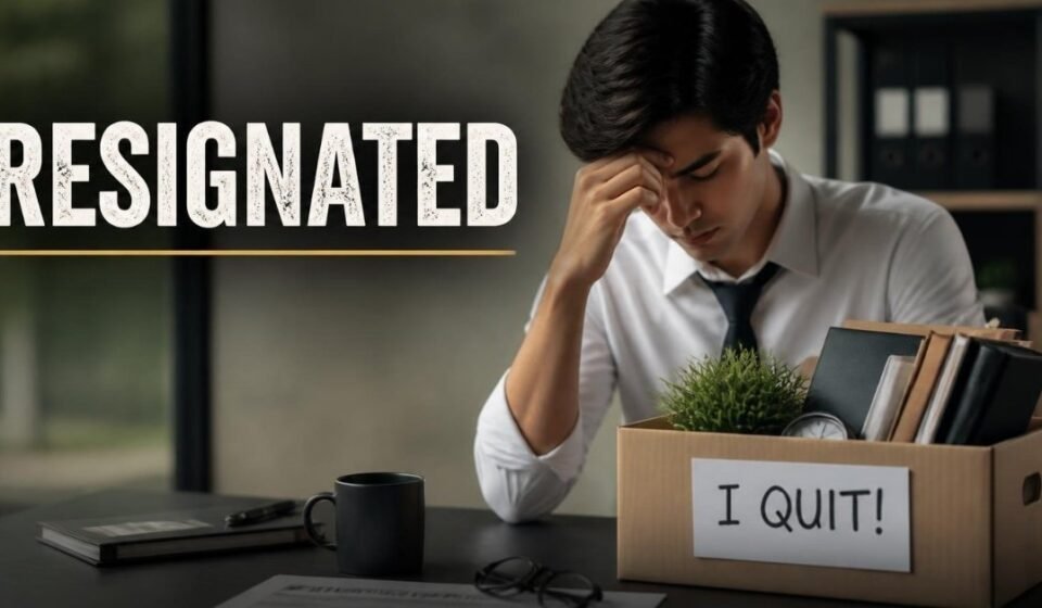 resignated
