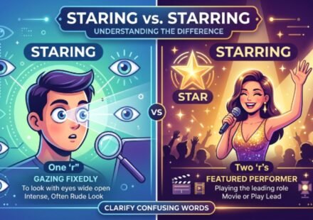 staring vs starring