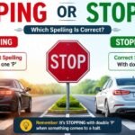 stoping or stopping