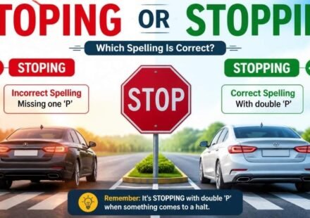 stoping or stopping