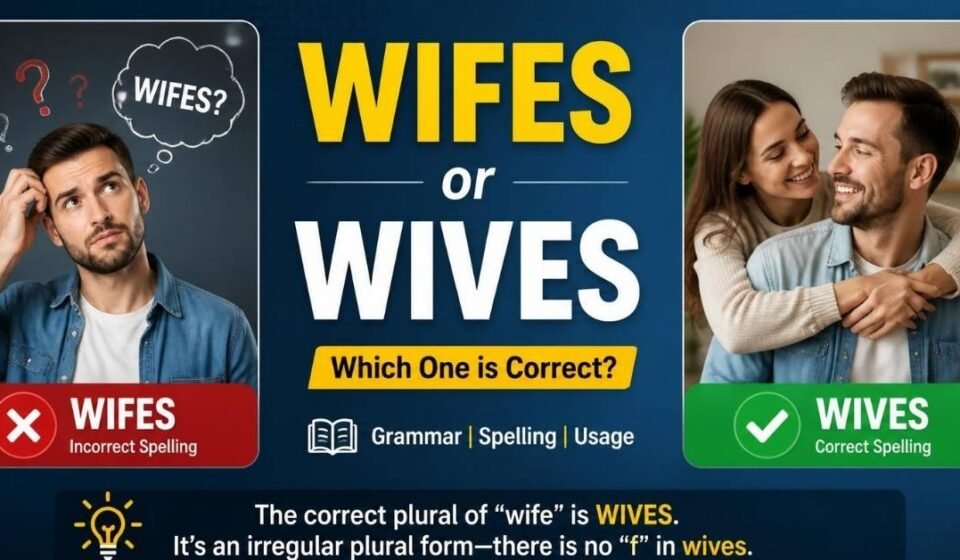wifes or wives