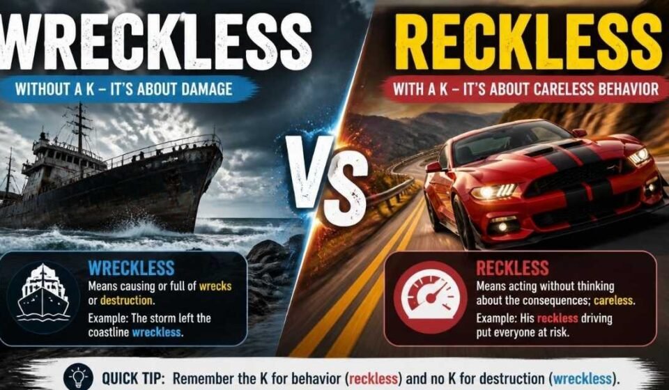 wreckless vs reckless